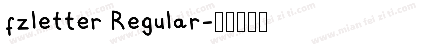 fzletter Regular字体转换
